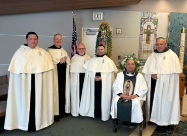 Bro Hilian Camilo Hernandez, fsp is received as a novice on June 7, 2025 in the Chapel at St Francis Medical Center.